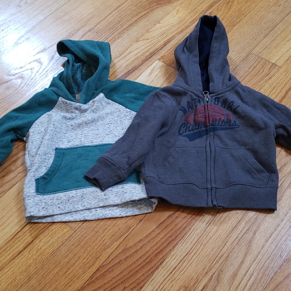 (2) 12 Mo Boy's Sweatshirts
